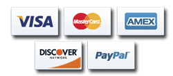 Accepting Visa Mastercard Amex Discover Paypal